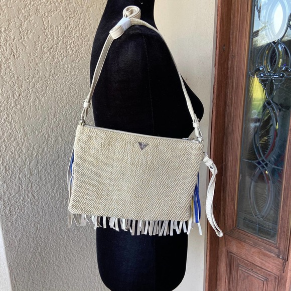 Sam Edelman Claudia Fringe Crossbody Bag Purse NEW - Picture 5 of 8